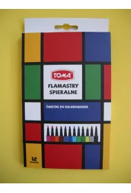 Toma Flamastry spieralne 12 kolor�w