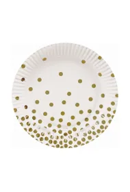 Godan Talerz papierowy groszki 18cm 6 szt.