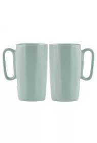 Vialli Design Kubki ceramiczne z uszkiem Fuori mitowe 30114 2 x 330 ml