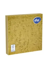Serwetki 33x33 3D z�ota