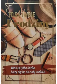 Yeku Karnet urodziny z wymiennymi cyframi JCX-240