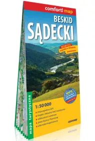 Beskid S�decki laminowana mapa turystyczna