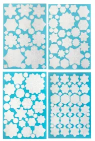 dpCraft Elektostatyczne naklejki na szyb� Snowflakes 137szt.