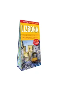 Lizbona laminowany przewodnik i mapa 2w1