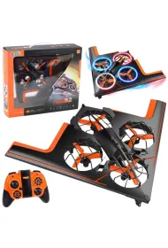 Dron R/C Quadcopter �wiat�a LED aplikacja LeanToys