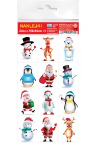 Jako Naklejki Zima z Miko�ajem
