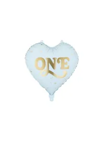 PartyDeco Balon foliowy Serce One 45cm