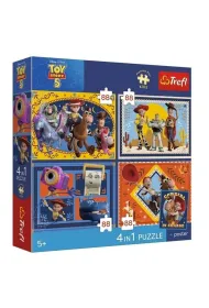 Puzzle 4w1 Premium czas zabawek TREFL 34701