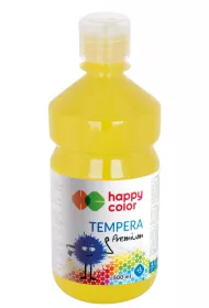 Happy Color Farba tempera Premium 500 ml cytrynowa