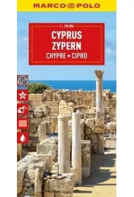 Cypr. Mapa drogowa w skali 1:150 000