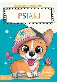 Koloruj� i naklejam psiaki