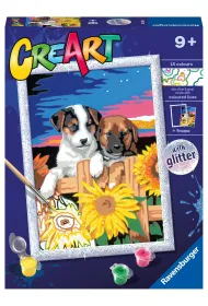 Malowanie po numerach CreArt - Psiaki Ravensburger