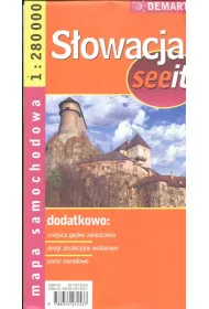 Mapa samochodowa S�owacja 1:280 000
