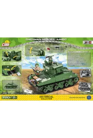 Historical collection wwii COBI klocki Czo�g Sherman M4A3E2 Jumbo COBI-2550