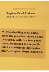 Stephen Pearl Andrews Anarchia i spo�ecze�stwo