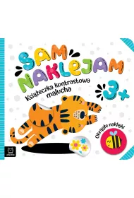 Sam naklejam. Ksi��eczka kontrastowa malucha 3+. Okr�g�e naklejki