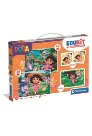Puzzle 30+48 el. 4w1 Edukit Dora Clementoni