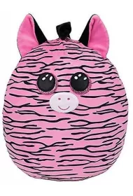 Squish-a-Boos. Zoey. R�owa zebra 22 cm Ty