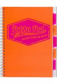 Ko�ozeszyt B5 Pukka Pad Project Neon Orange kartka 100 kartek
