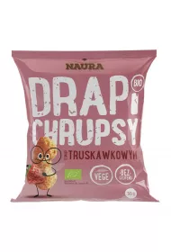 Naura Chrupki o smaku truskawkowym 50 g Bio