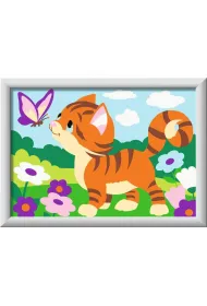 CreArt for Kids Cat with butterfly Ravensburger