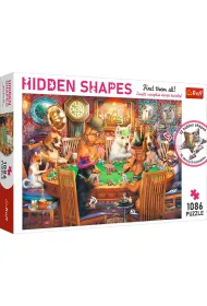 Puzzle 1086 el. Hidden Shapes. Wiecz�r gier Trefl