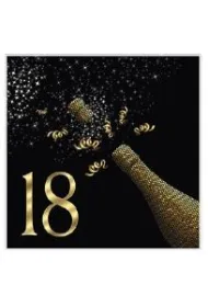 Serwetki Lunch 18th Golden Champagne SLOG054901 33x33 20 szt.op.
