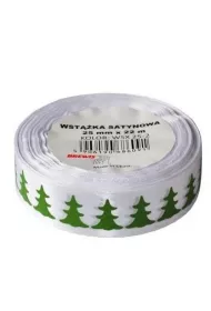 Brewis Wst��ka satynowa z motywem �wi�tecznym 25mm x 22m