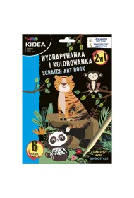 Wydrapywanka i kolorowanka 2w1 Zwierz�ta