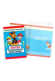 Kukartka Karnet Urodziny Psi Patrol ch�opiec