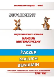 Matematyka z weso�ym kangurem - Suplement 2016 (�aczek/Maluch/Beniamin)