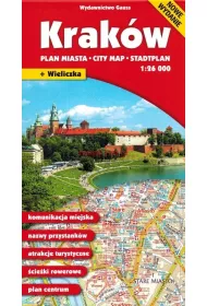 Krak�w. Plan miasta w skali 1:26 000