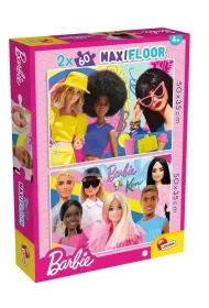 Puzzle 2x60 el. MaxiFloor Barbie Lisciani