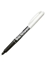 Centropen Cienki marker White Permanent, bia�y