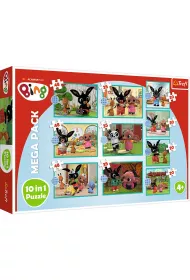 Puzzle 10w1 Co robi Bing? Trefl