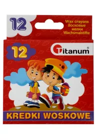 Titanum Kredki �wiecowe 12 szt.