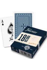 Fournier Victoria 18, karty do gry, niebieskie