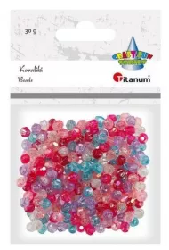 Titanum Koraliki plastikowe fasetowane 30g