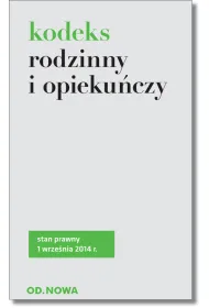 Kodeks rodzinny i opieku�czy 09/2014 - broszura