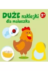 Du�e naklejki dla maluszka. Kurka 2+