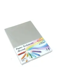 Penword Papier techniczny brystol A4 szary 50 arkuszy