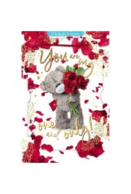 Carte Blanche Kartka holograficzna 3D - You are my one and only