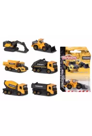 Majorette Pojazdy budowlane Volvo, 6 rodzajw Simba