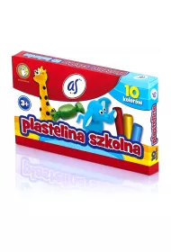 Astra Plastelina Szkolna AS 10 kolor�w