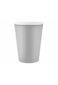 Godan Kubeczki papierowe srebrne 250ml 6 szt.