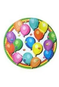 Arpex Talerz papierowy balony Party Time DC1296 18 cm