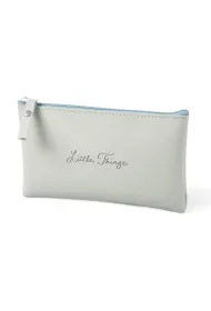 MFP Pi�rnik saszetka Little things szara ziele� 21x8cm