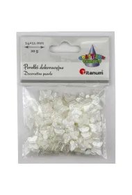 Titanum Koraliki pere�ki plastikowe motyle 14x11mm