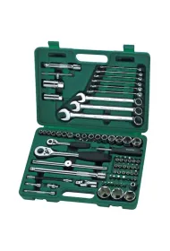 Sata Zestaw kluczy 1/4" 1/2" nasadowe + p�asko-oczkowe