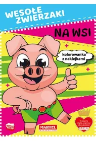 Kolorowanka z naklejkami Weso�e zwierzaki na wsi